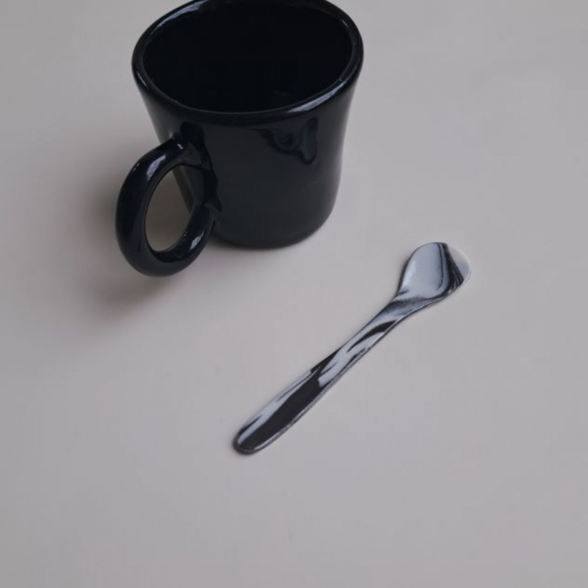 Skelini - handgemachte Espresso Tasse schwarz