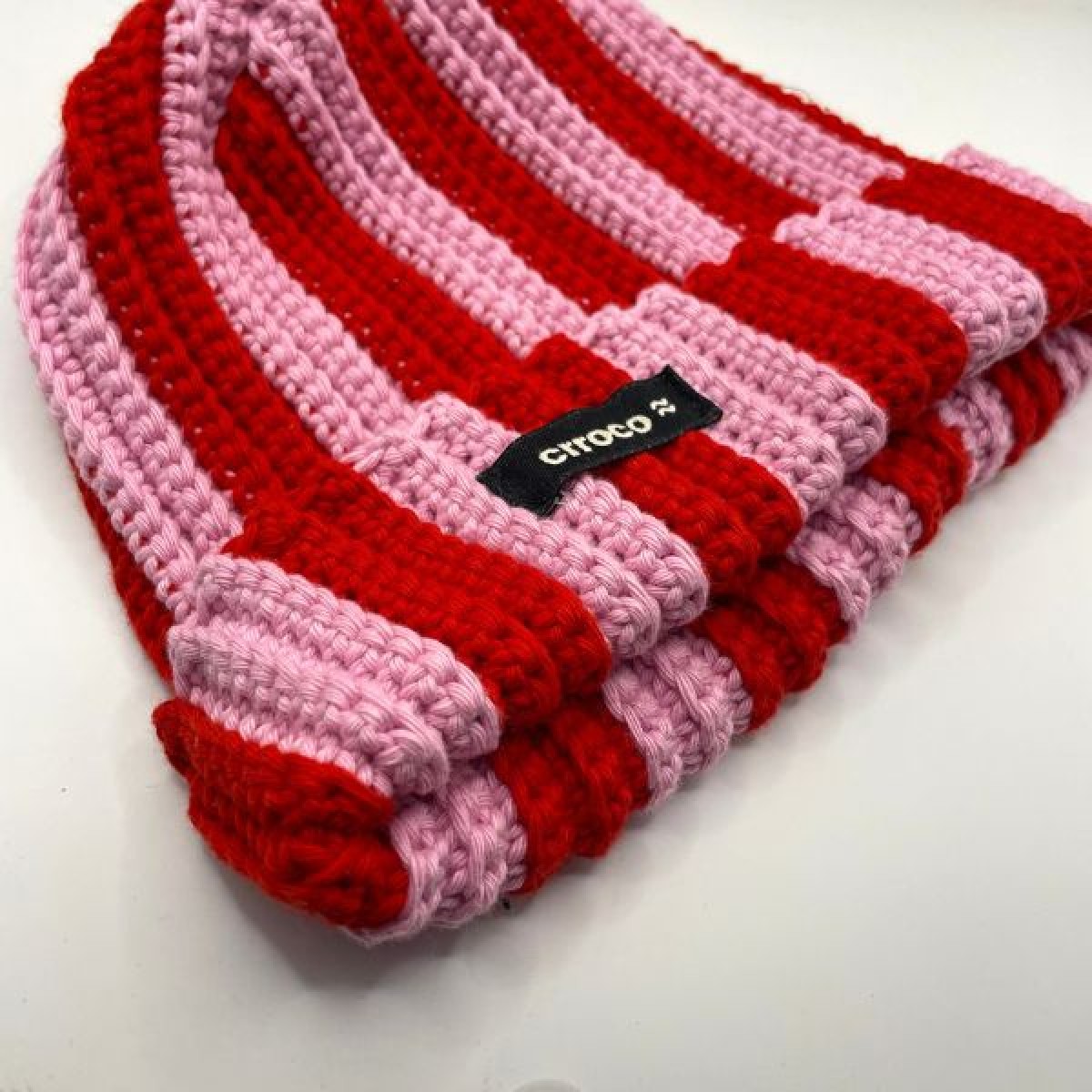 Two-Tone Beanie - bold & cozy