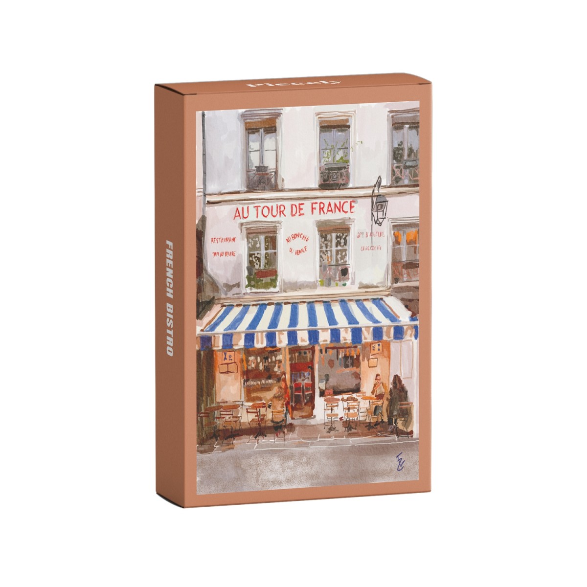 Piecely French Bistro Minipuzzle, 99 Teile