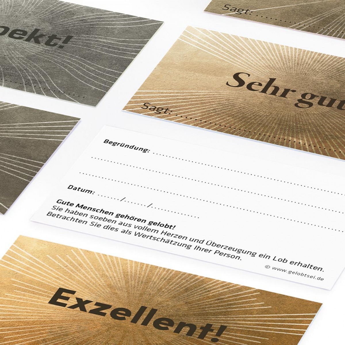 Lobkärtchen© goldener Alltag 