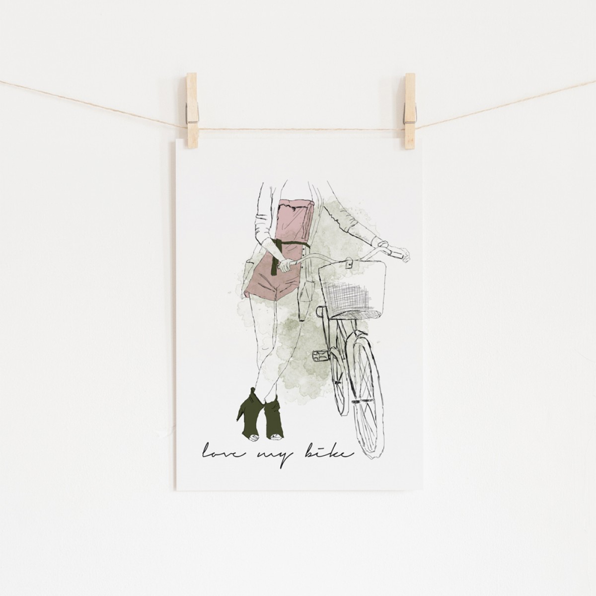 nathys_illustration - love my bike DINA4