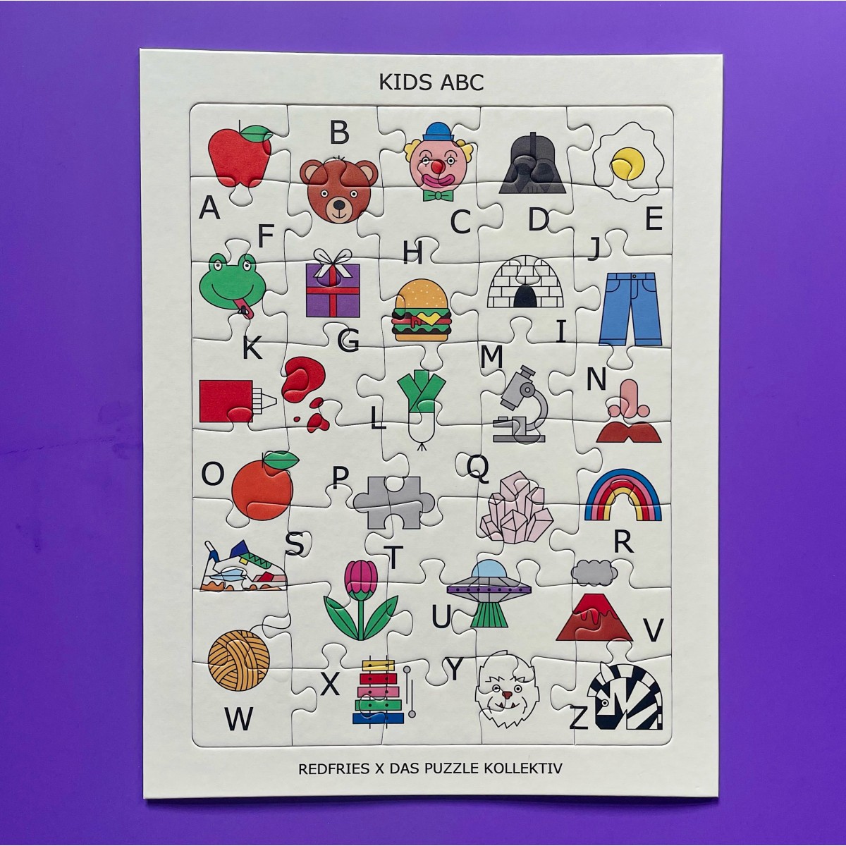 Das Puzzle Kollektiv - Puzzle "KIDS ABC" 40 Teile