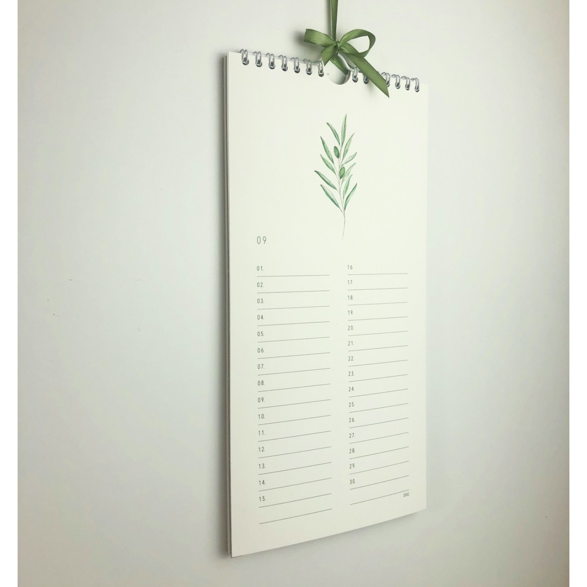 Geburtstagskalender mit Botanikmotiven - SANS.