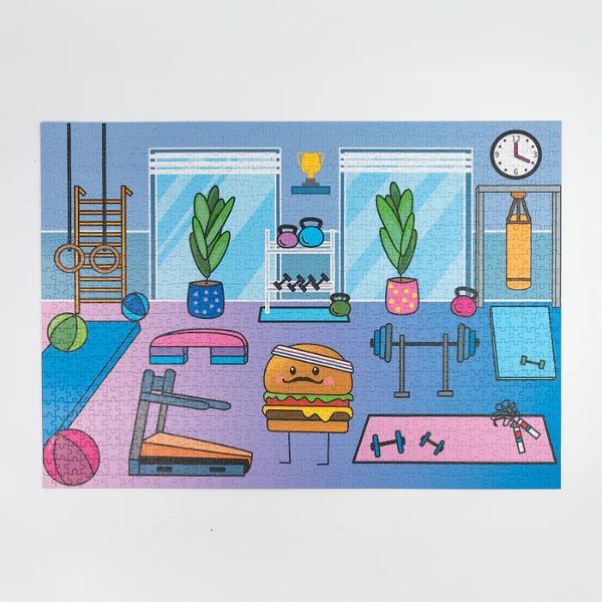 SUNSHINE PUZZLES AT THE GYM, 1000 Teile Puzzle