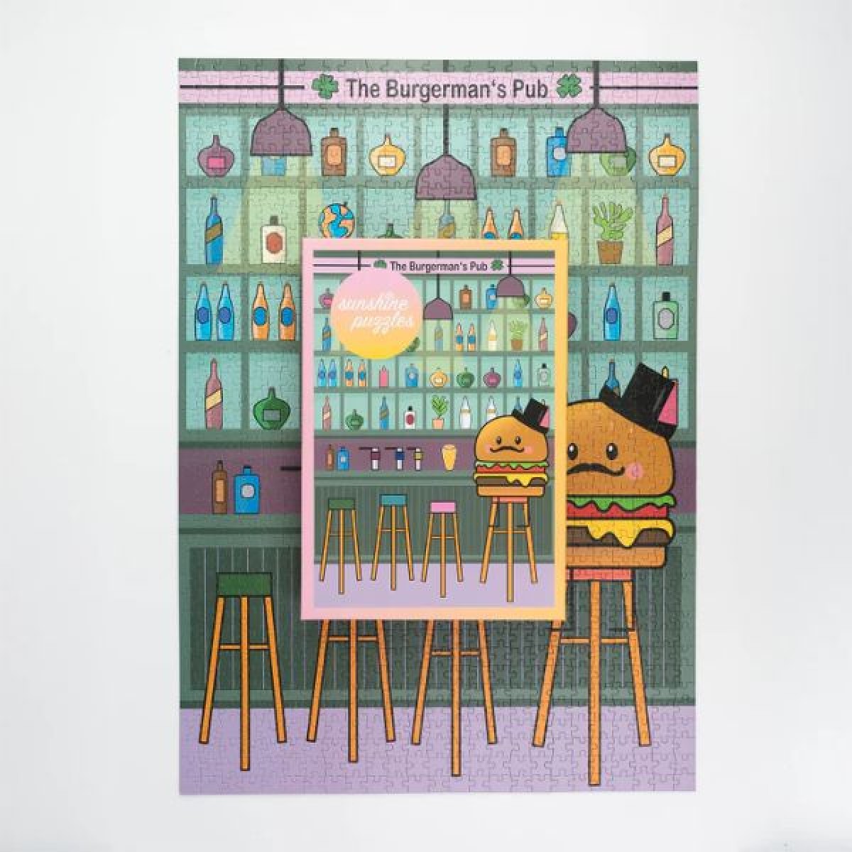 SUNSHINE PUZZLES BURGERMAN‘S PUB, 1000 Teile Puzzle