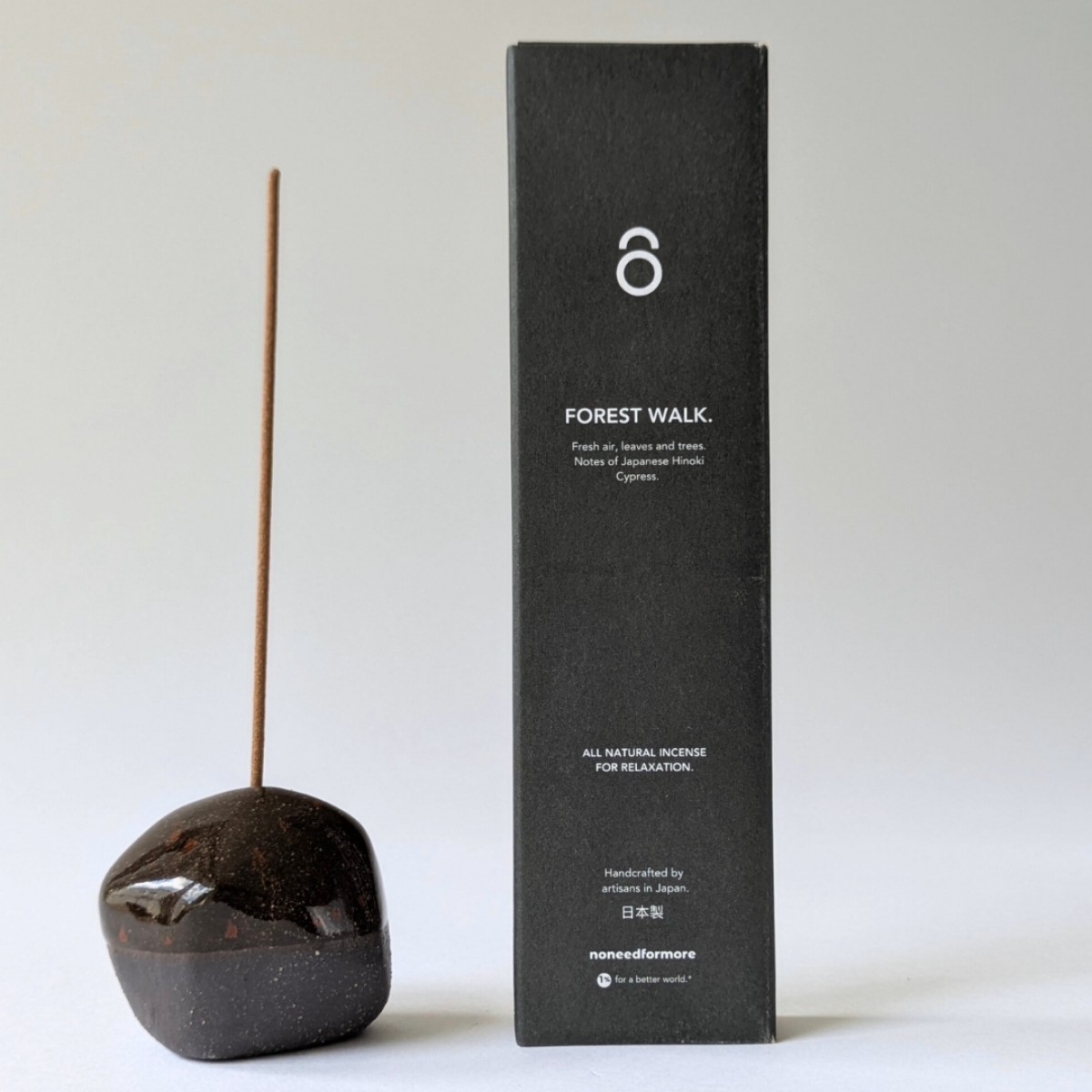 Natürliche Räucherstäbchen Forest Walk - Wald Duft aus Hinoki & Zypresse - Handgefertigt in Japan - noneedformore
