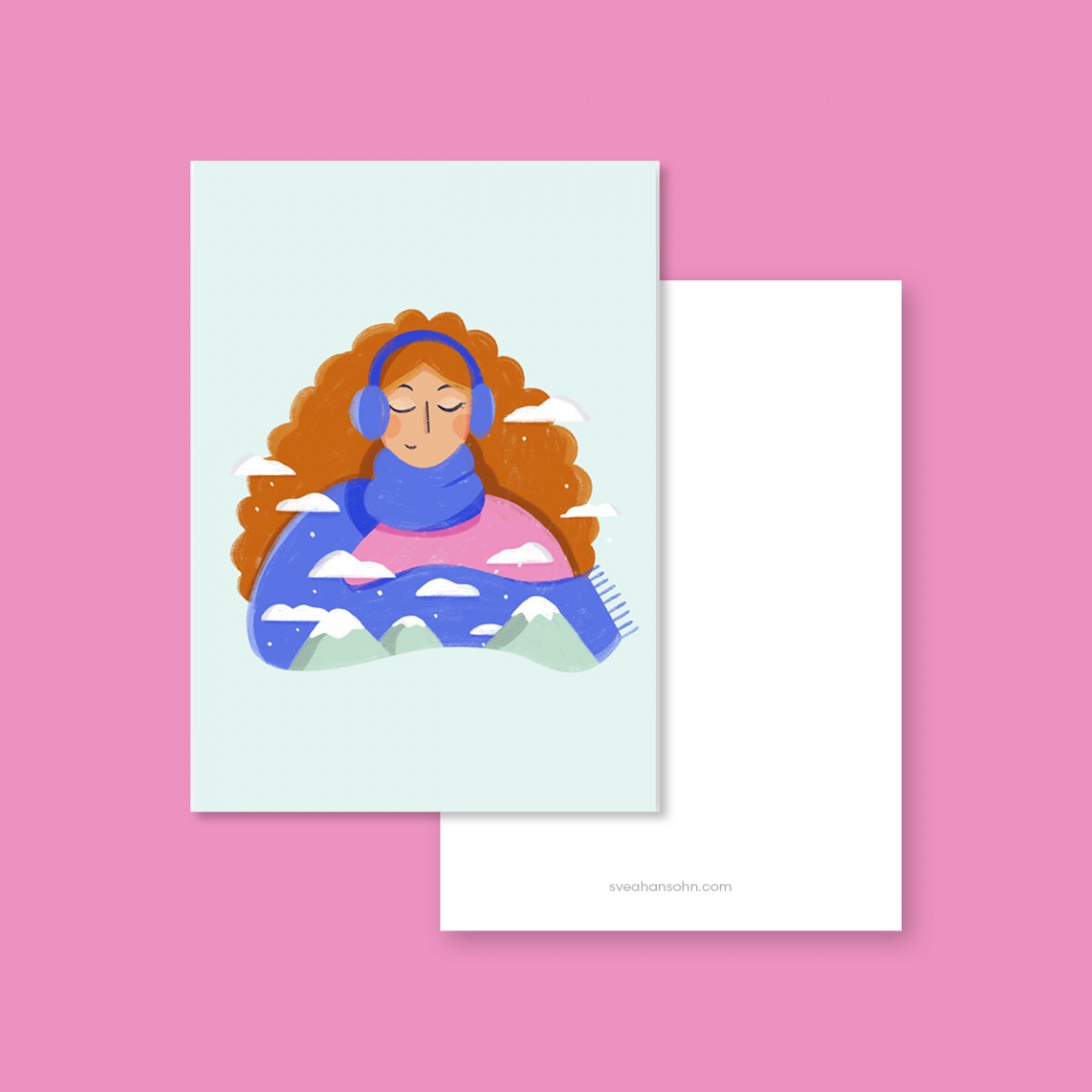 Wintertraum / Postkarte A6 / Svea Hansohn Illustration