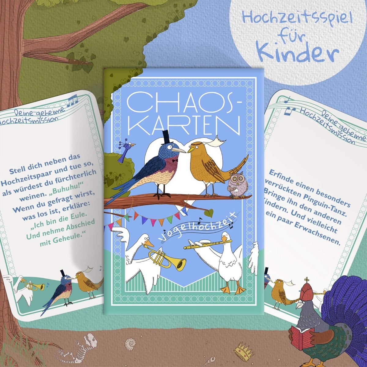 Hochzeitsspiel Pack 1 - 240 Chaoskarten Aufgaben für eine unvergessliche Hochzeit