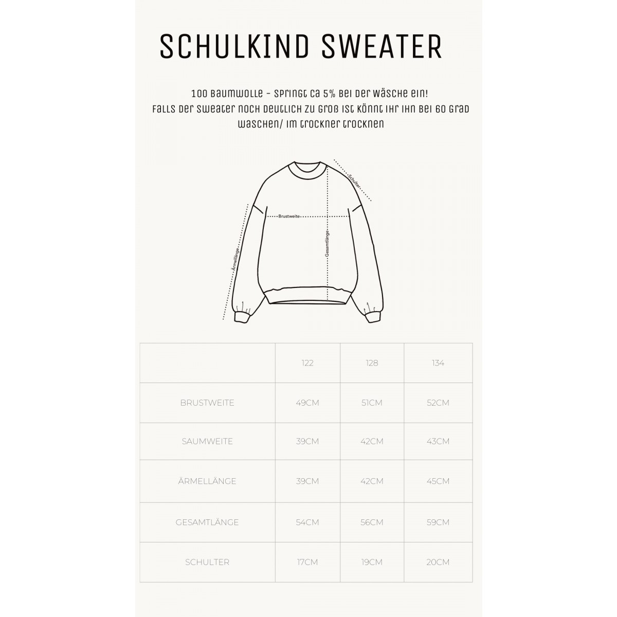 Schulkind Sweater I melots