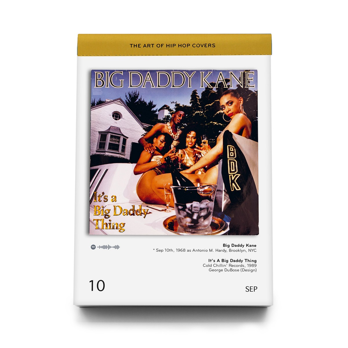 Tischkalender The Art of Hip Hop Covers
