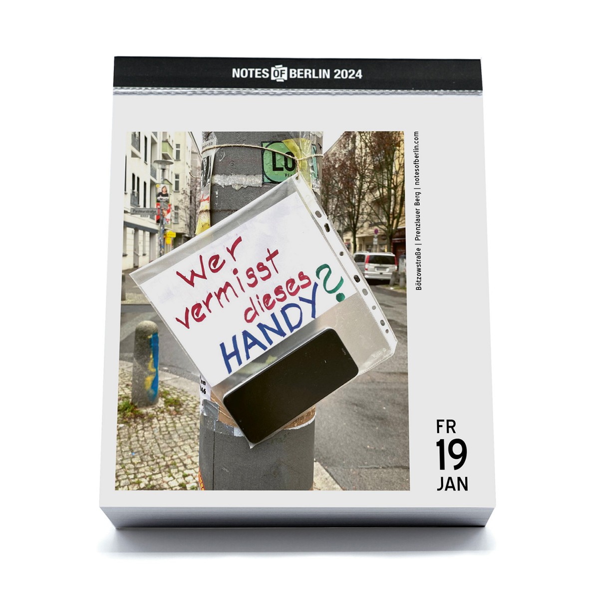 Tischkalender Notes of Berlin 2024
