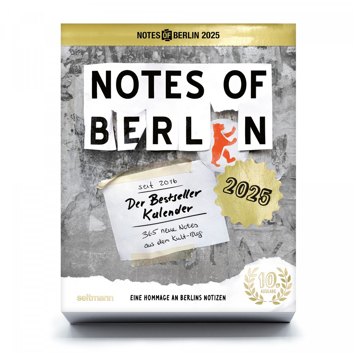 Notes of Berlin 2025 (Tagesabreißkalender)