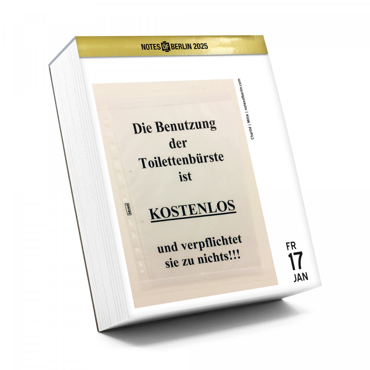 Notes of Berlin 2025 Kalender (Foto-Abreißkalender)