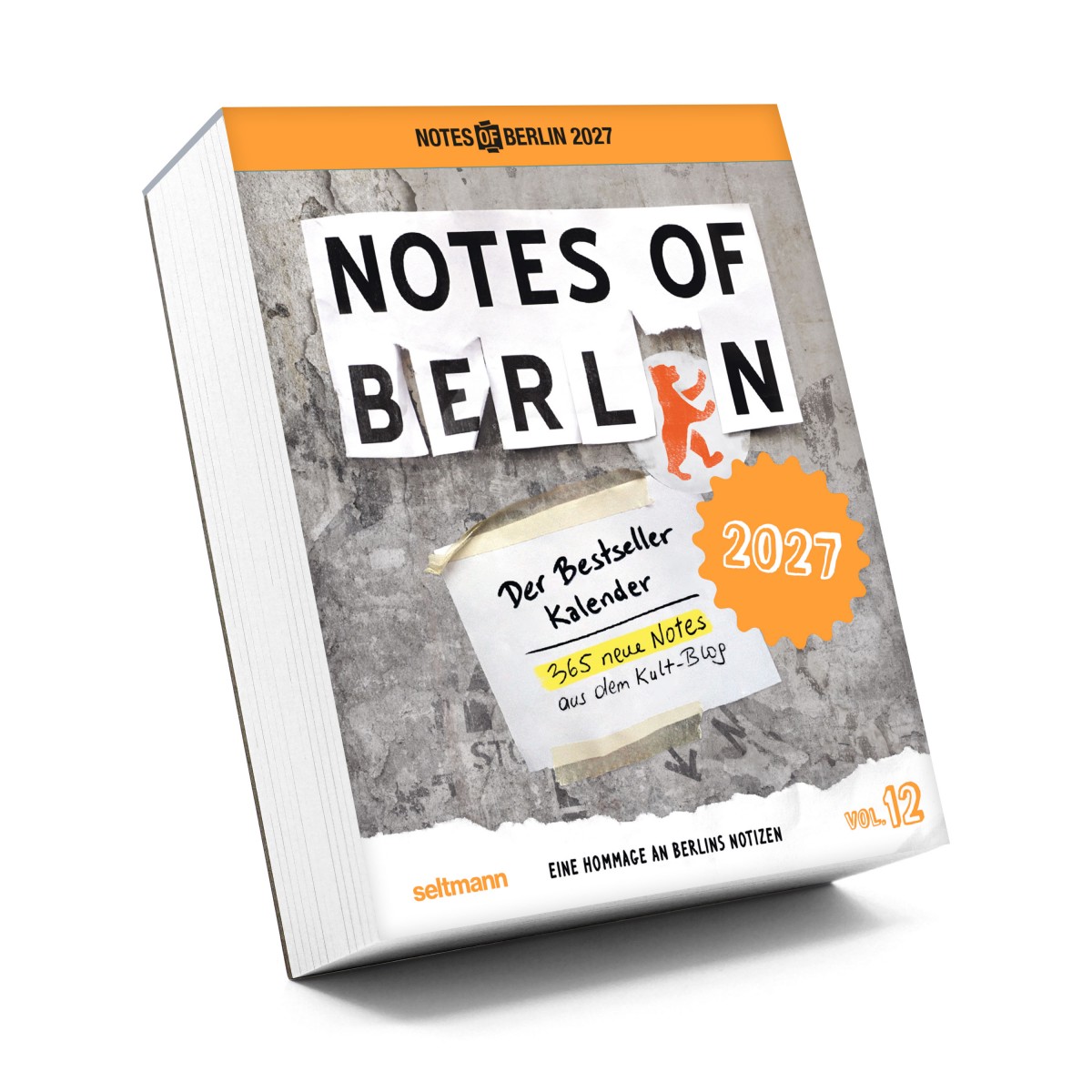 Notes of Berlin 2027 
Tagesabreißkalender