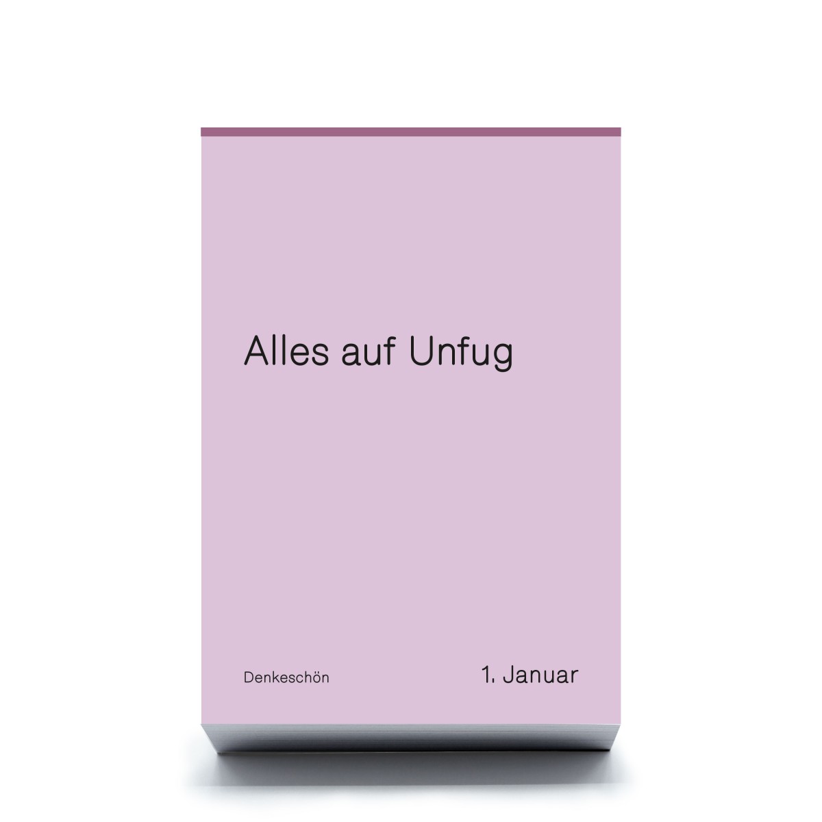 Denkeschön
Jeden Tag ein kreatives Wortspiel