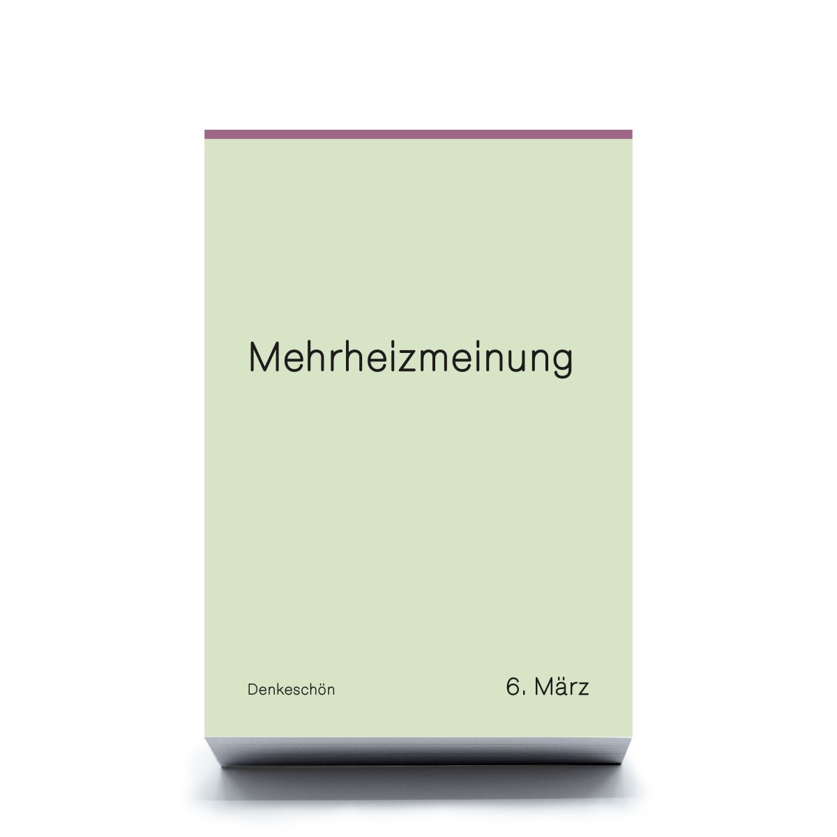 Denkeschön
Jeden Tag ein kreatives Wortspiel