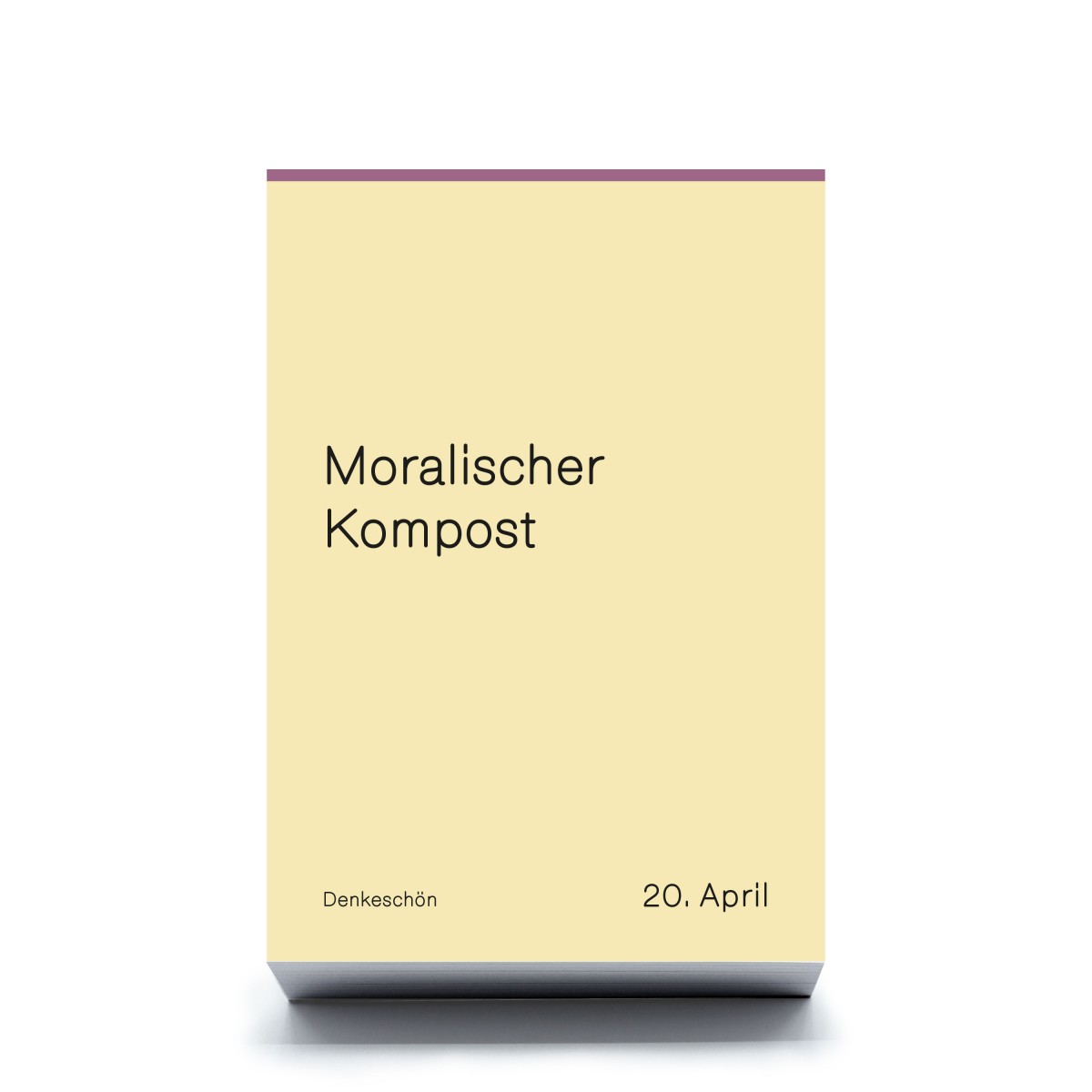 Denkeschön
Jeden Tag ein kreatives Wortspiel
