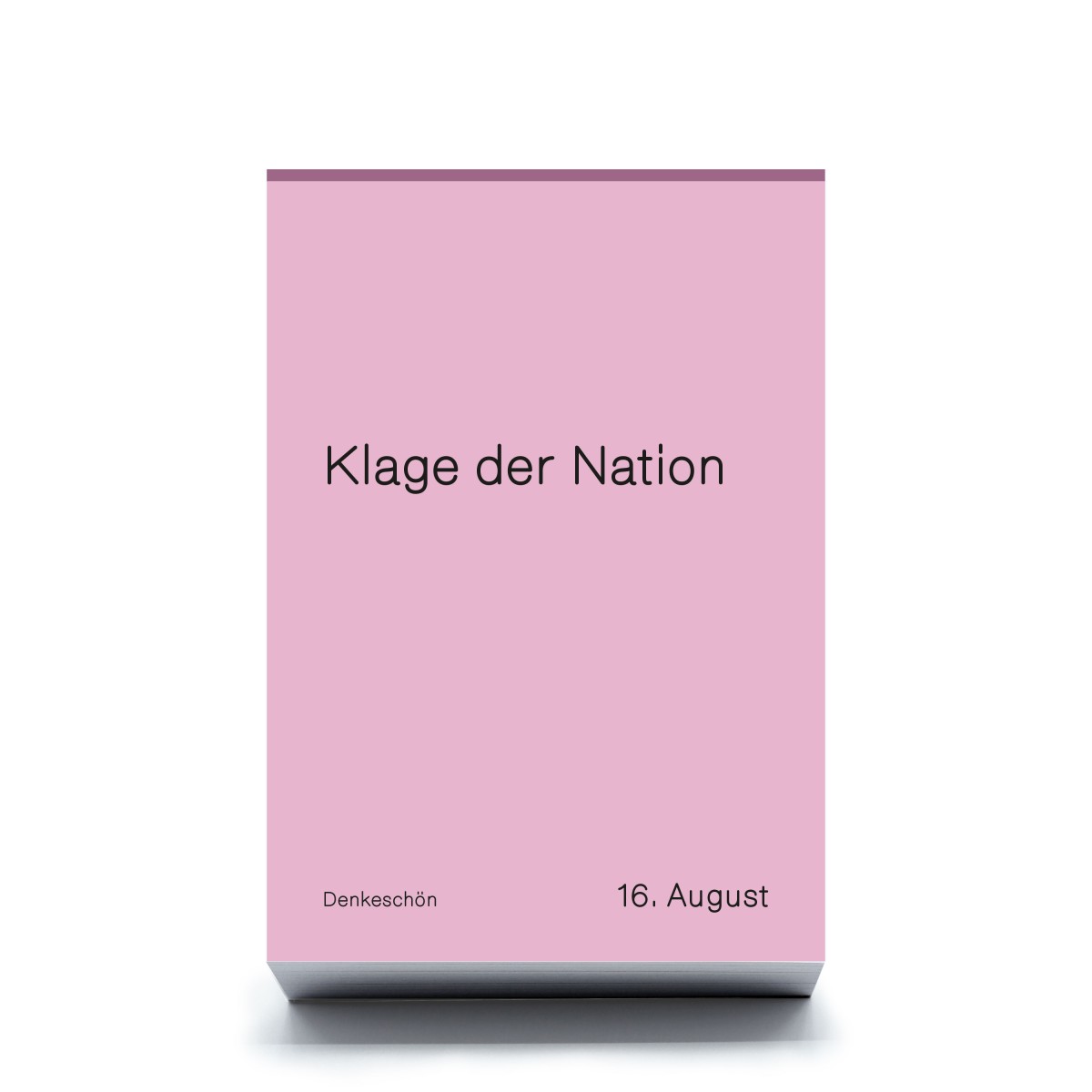Denkeschön
Jeden Tag ein kreatives Wortspiel