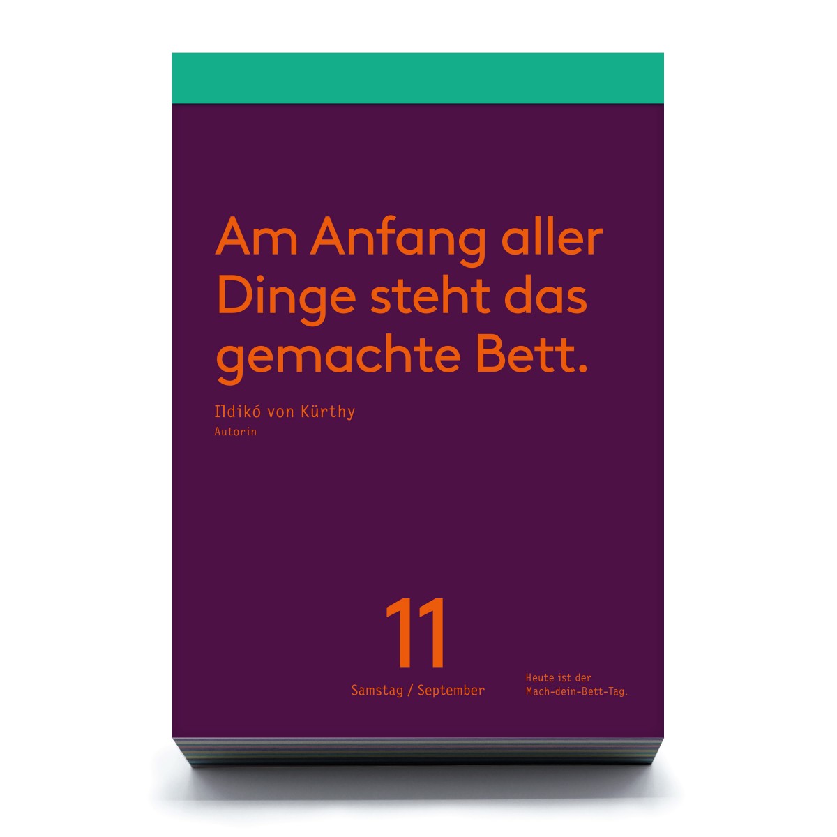 Denkpause 2027
Tagesabreißkalender