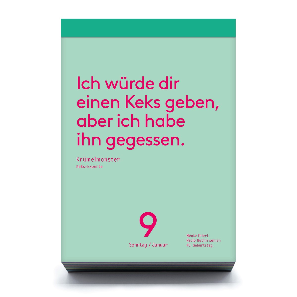 Denkpause 2027
Tagesabreißkalender