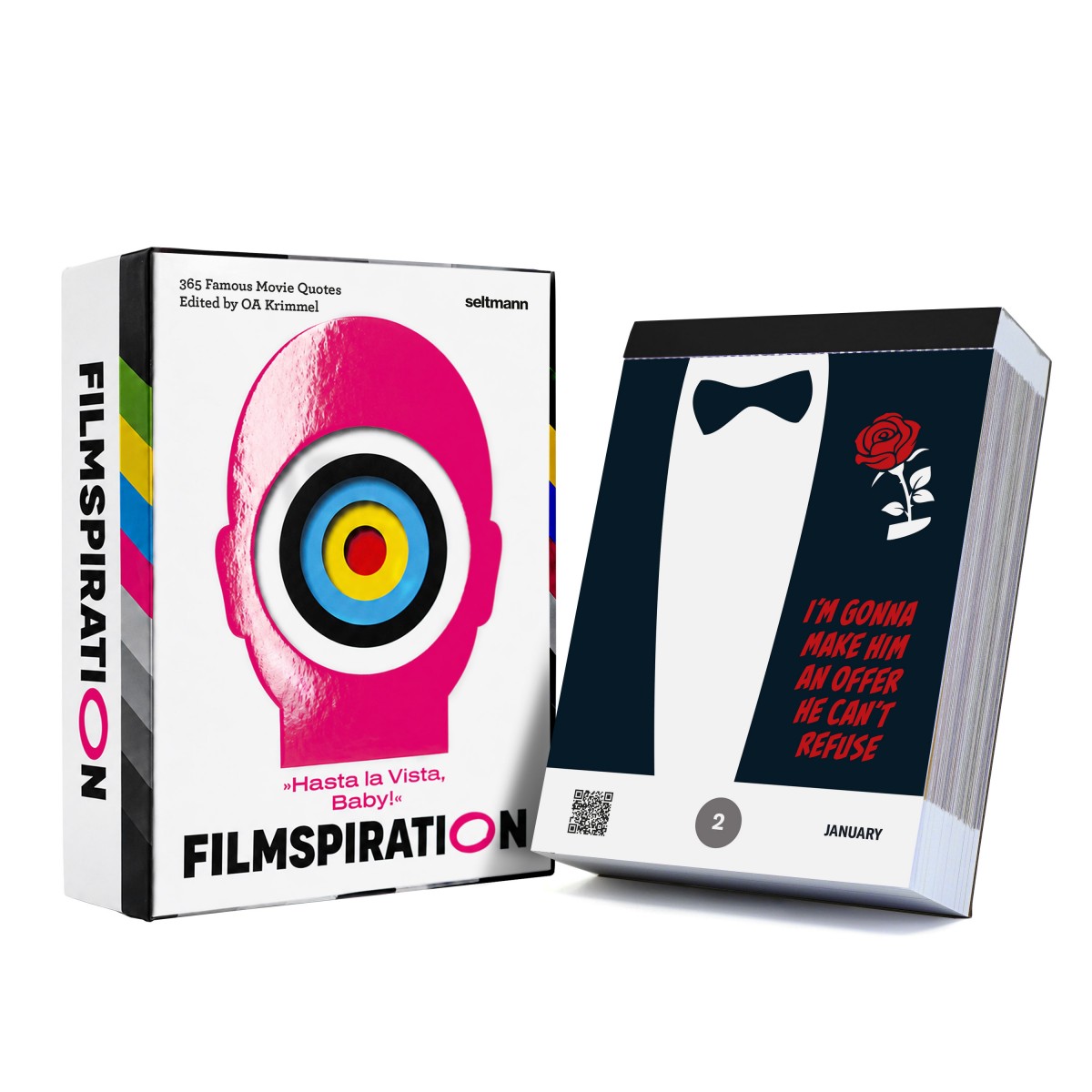 Filmspiration
Tagesabreißkalender mit Sammlerbox!