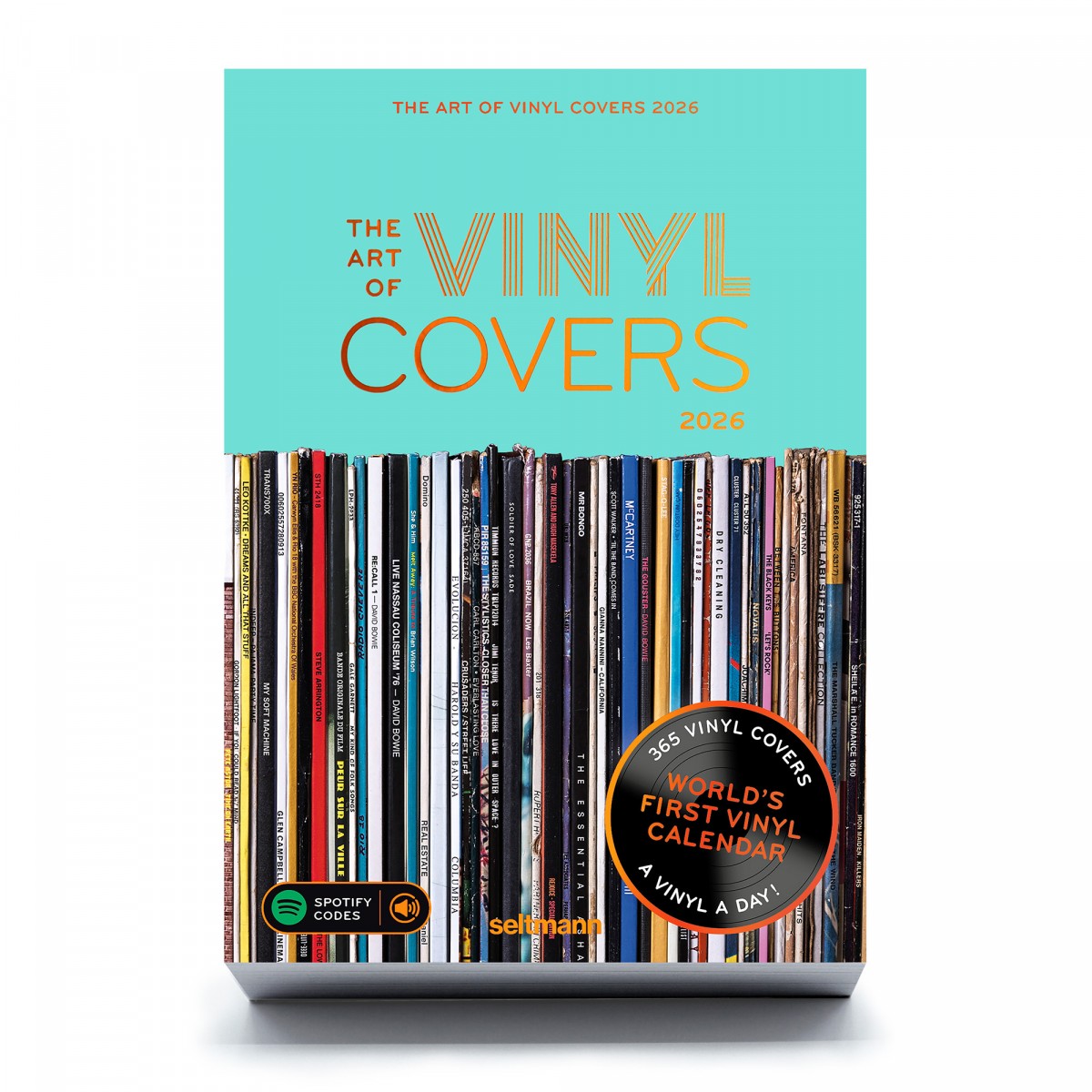 The Art of Vinyl Covers 2026 (Tagesabreißkalender )