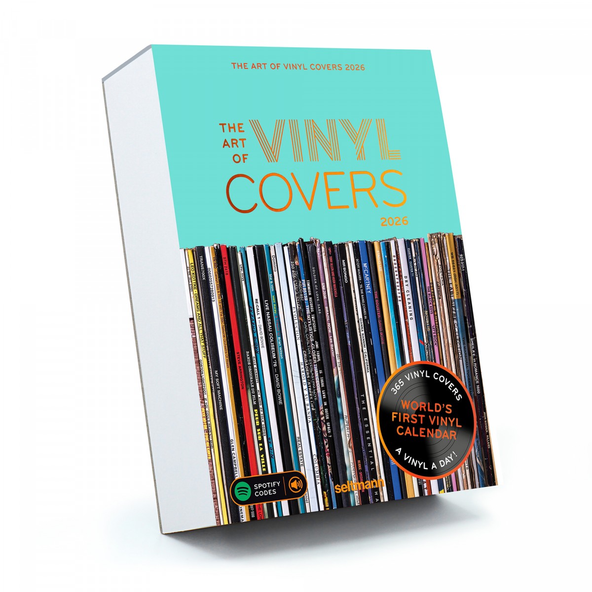 The Art of Vinyl Covers 2026 (Tagesabreißkalender )