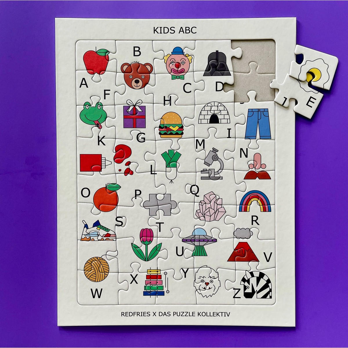 Das Puzzle Kollektiv - Puzzle "KIDS ABC" 40 Teile