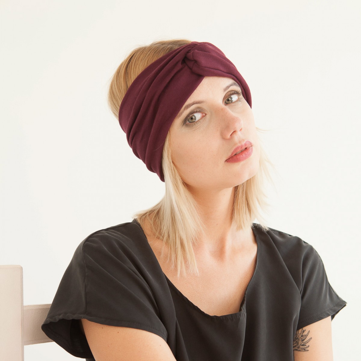 WiDDA - Stirnband "Bordo"