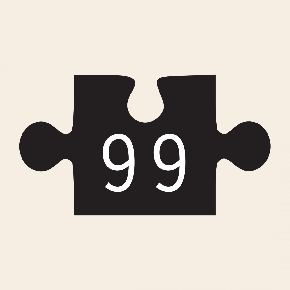 Das Puzzle Kollektiv - Puzzle "Eisbachwelle" 99 Teile Mini