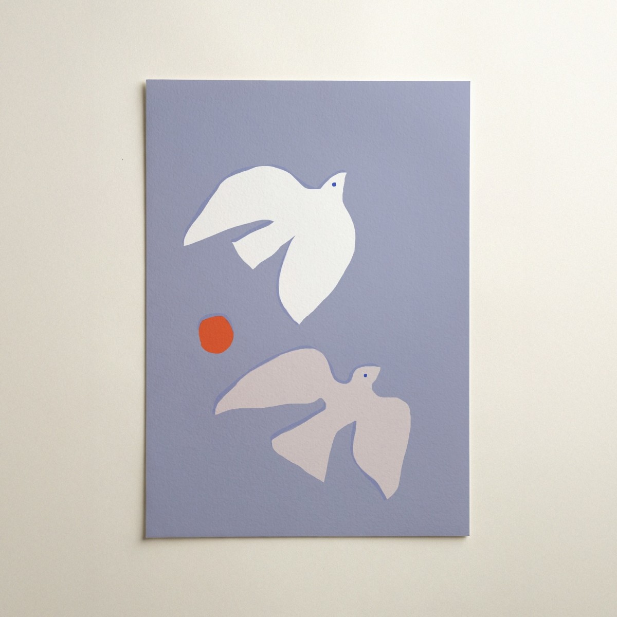 Sailing Birds Poster | A4, A3, A2