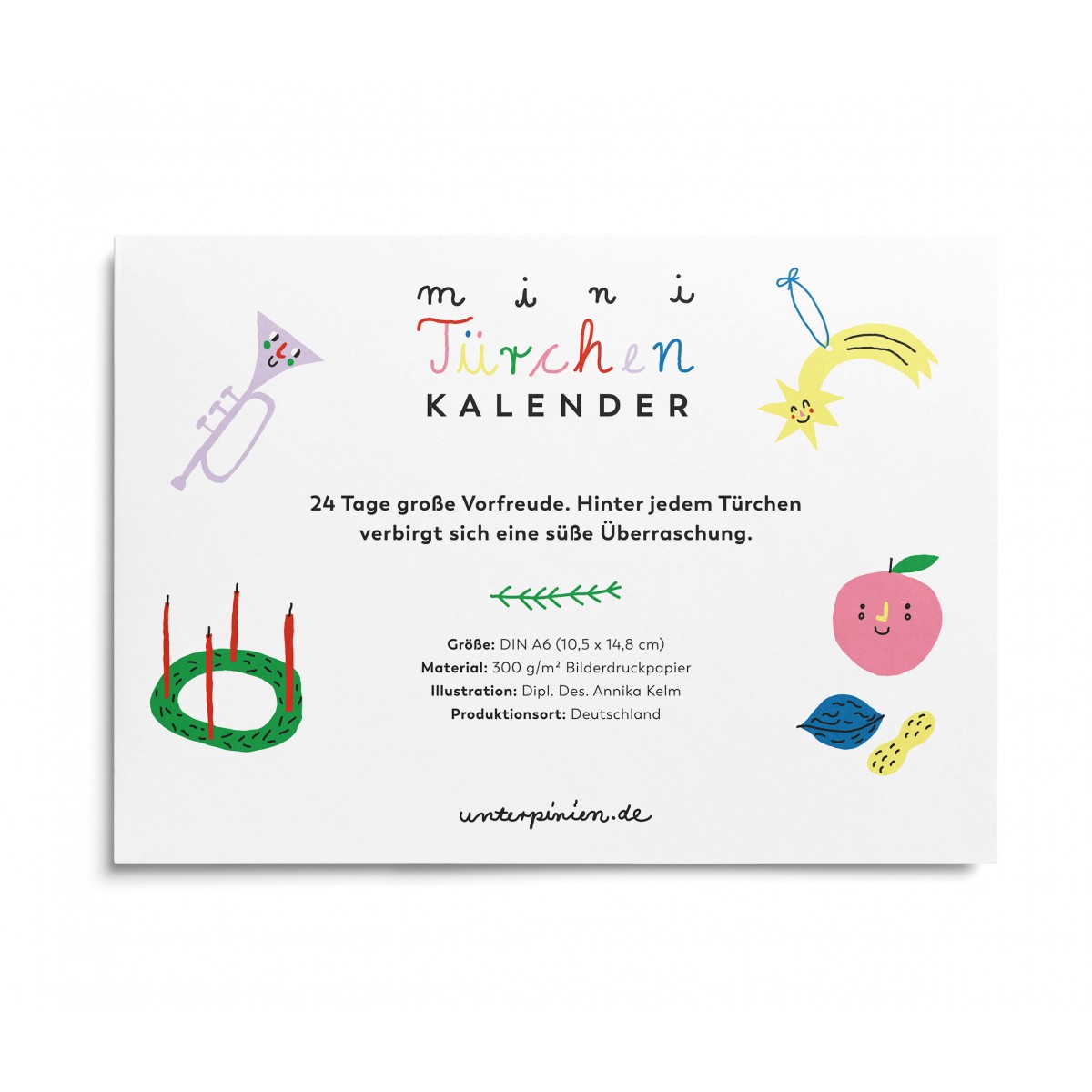 UNTER PINIEN – Mini Türchen Kalender

