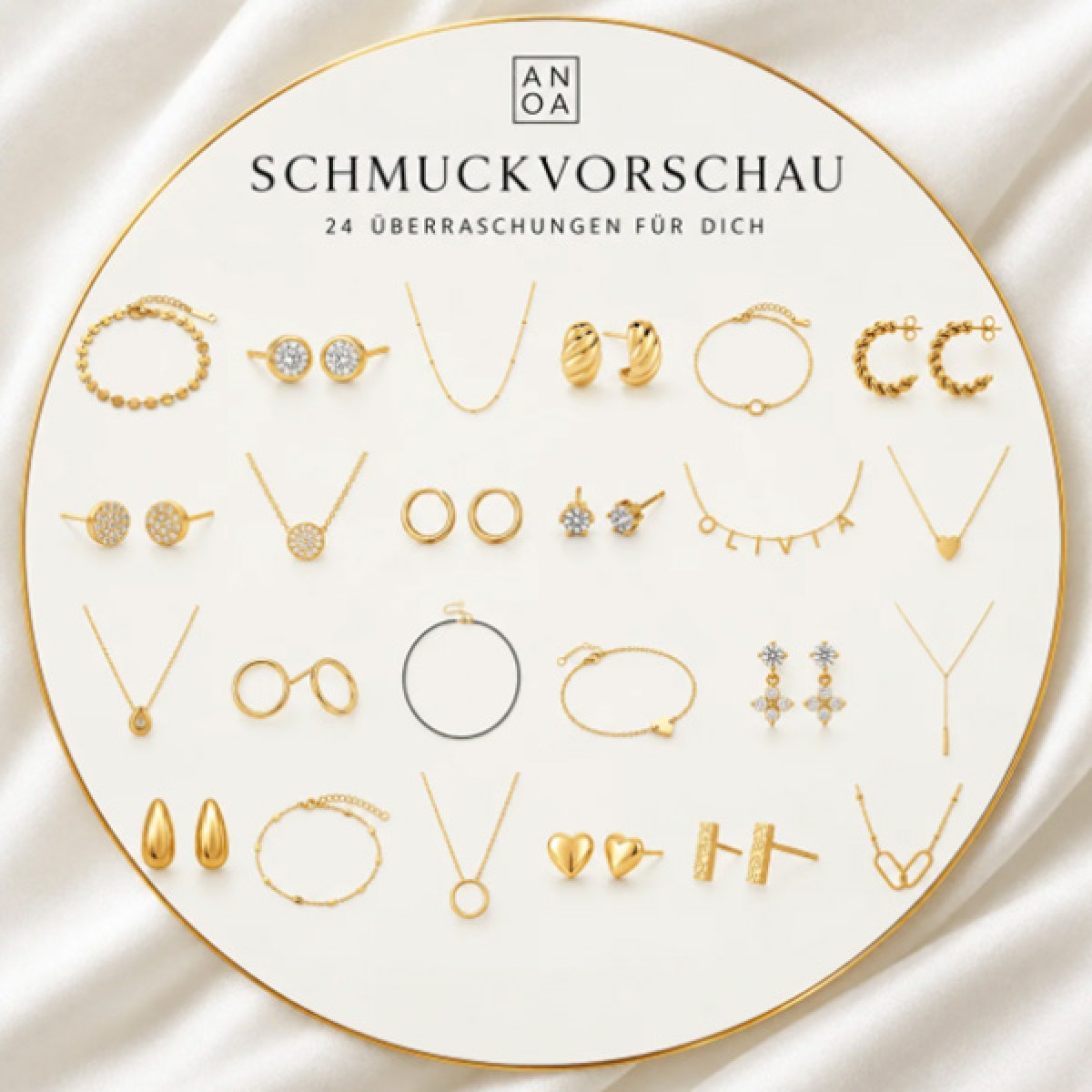 Anoa Personalisierter Schmuck Adventskalender 2026