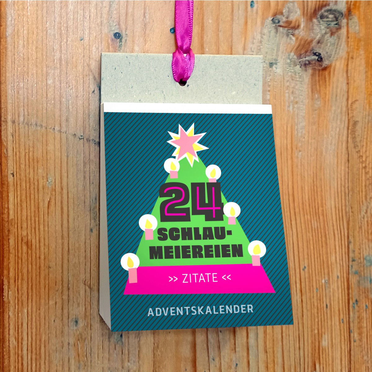 Schlaumeier-Adventskalender „Zitate“ – Rätselspaß für kluge Köpfe // sperlingB.design