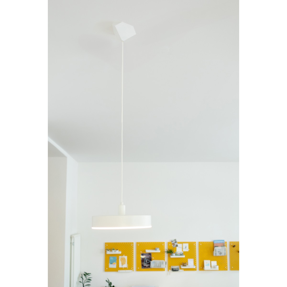 canopie® - Lampenbaldachin – Würfel Nr. 1 Gipsweiß