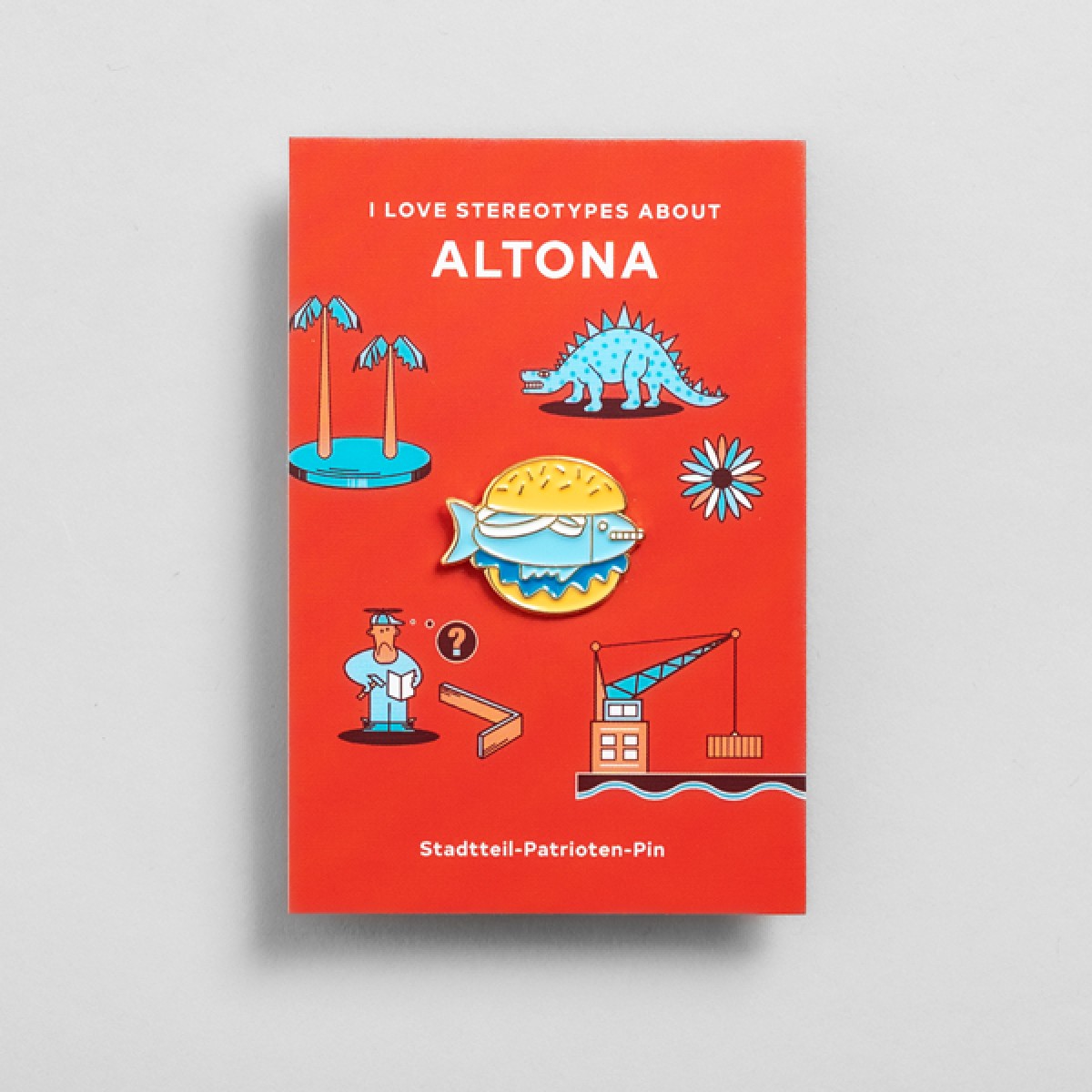 Stadtteil-Patrioten-Pins Altona (2x)