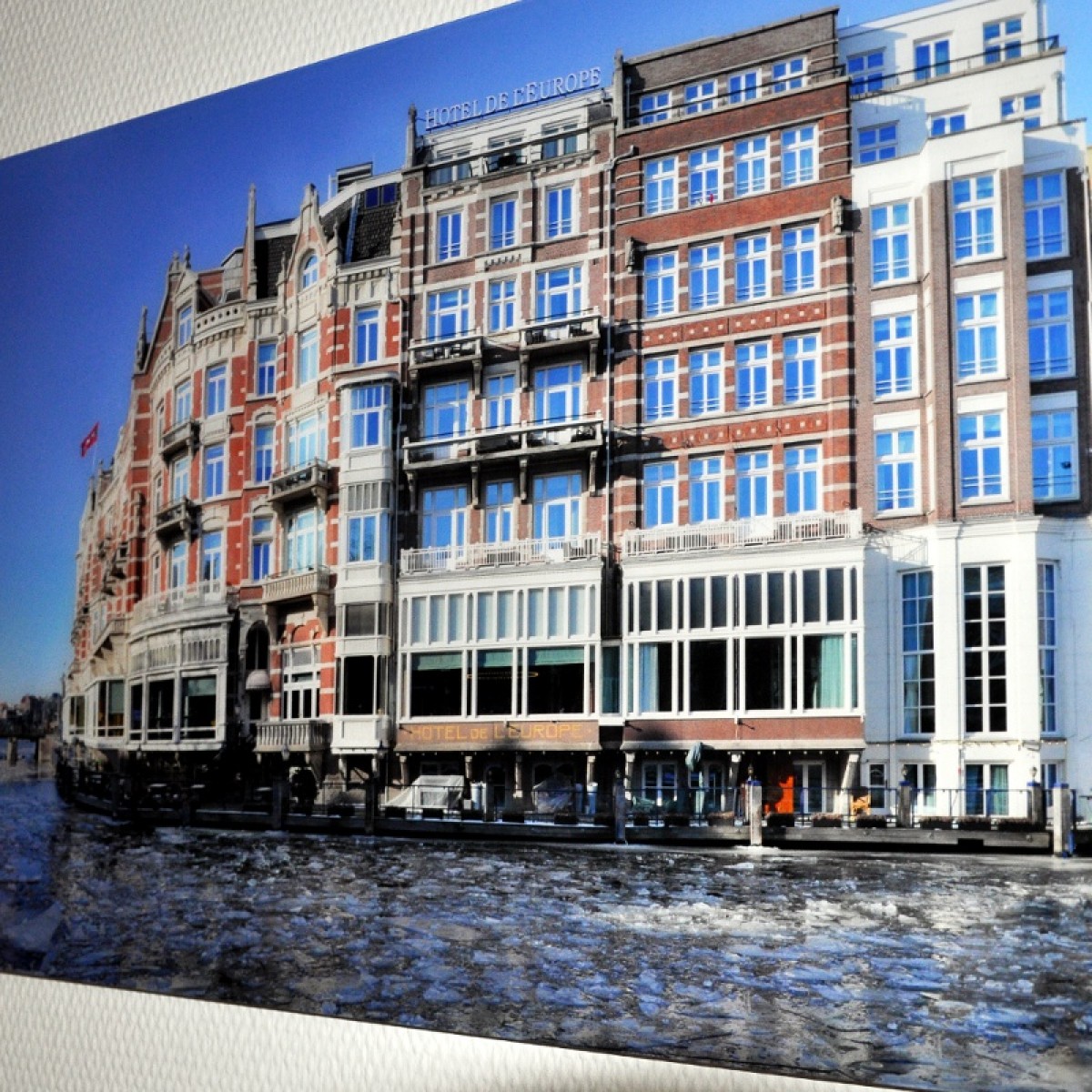 Amsterdam Streetline Panorama Gallery Print