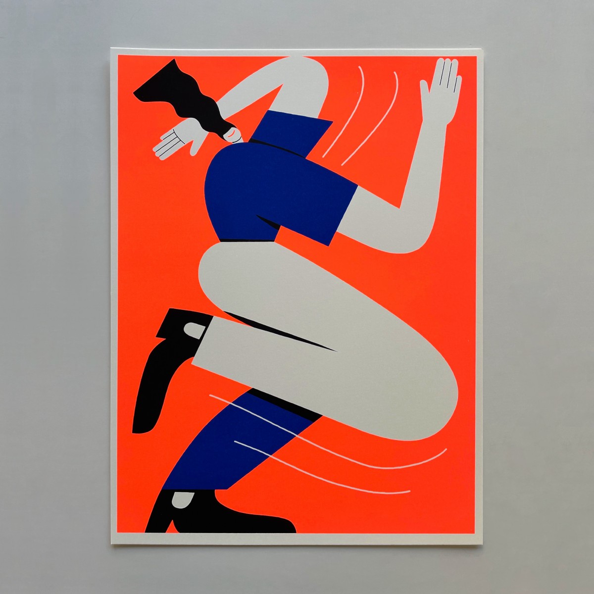 Anne Albert – Dancing With Myself _01– 30 x 40 cm