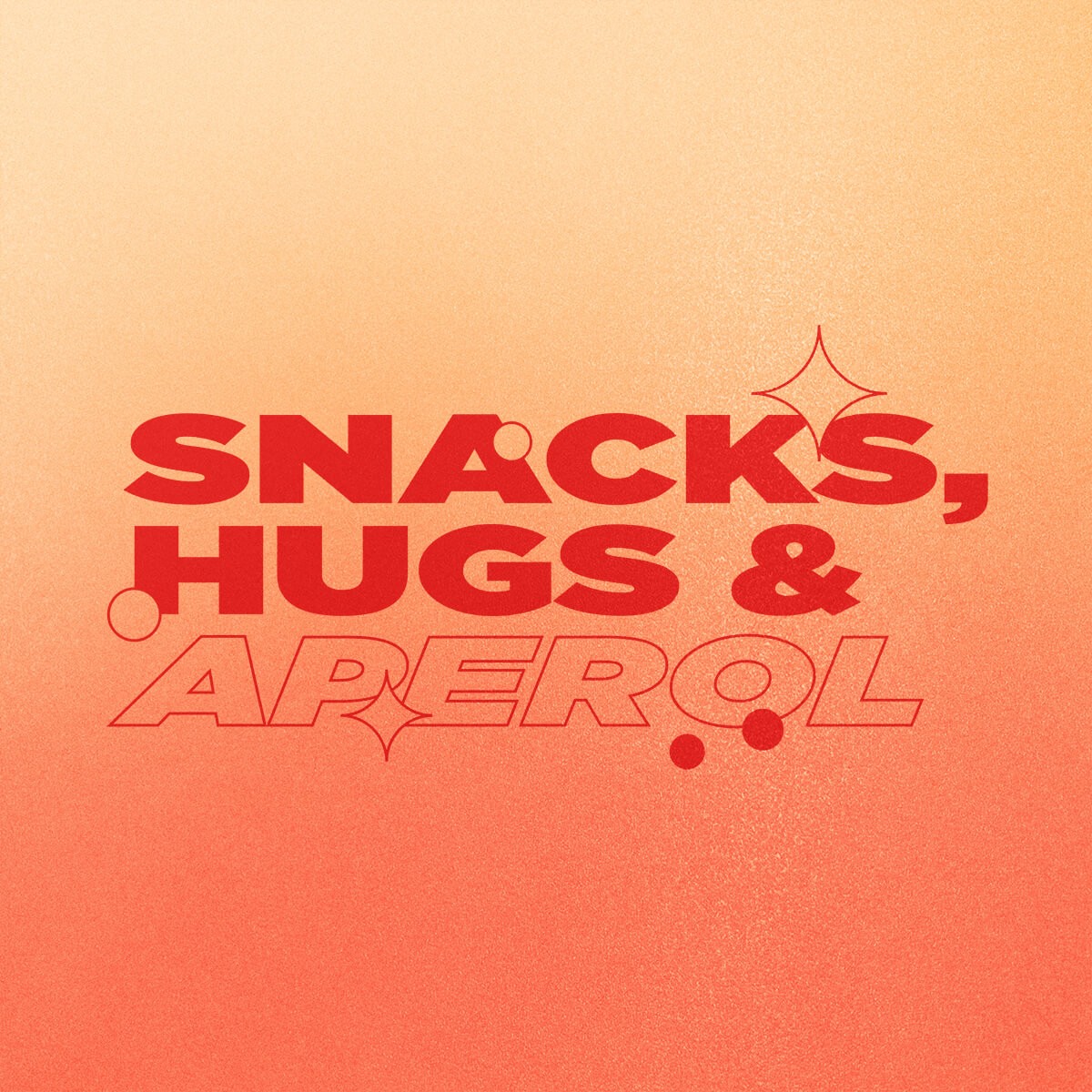 Snacks, Hugs & Aperol Jutebeutel – studio ciao