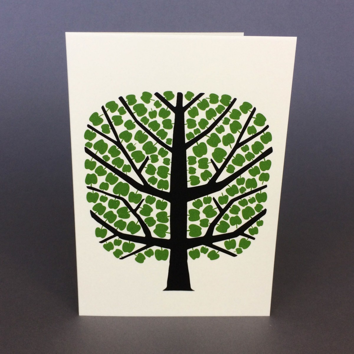 Print now - Riot later ● Apfelbaum, 2 Karten mit Umschlag