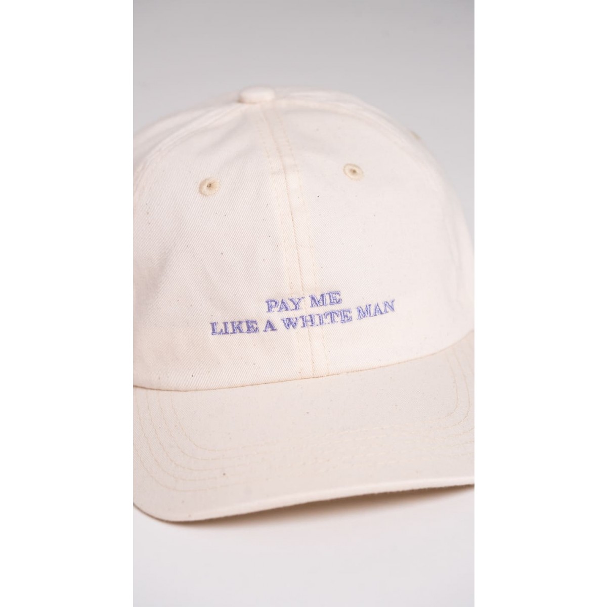 Pay me like a white man Premium Dad Cap - beige & lavender - arrel