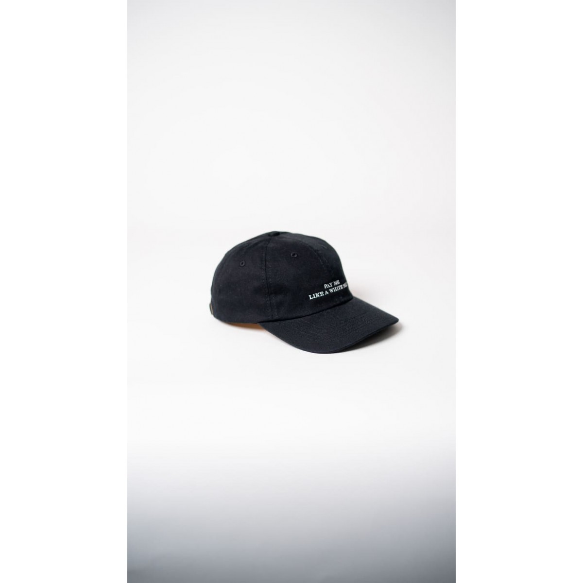 Pay me like a white man Premium Dad Cap - black & white - arrel