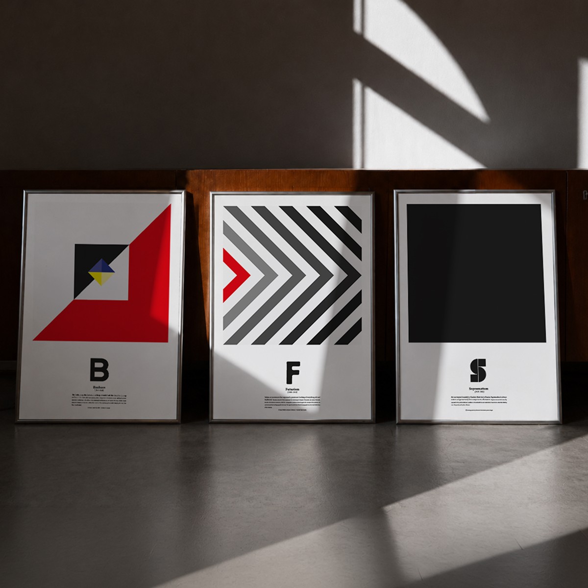 Kunst ABC Plakatserie (DIN A3) Digitaldruck – The True Type 