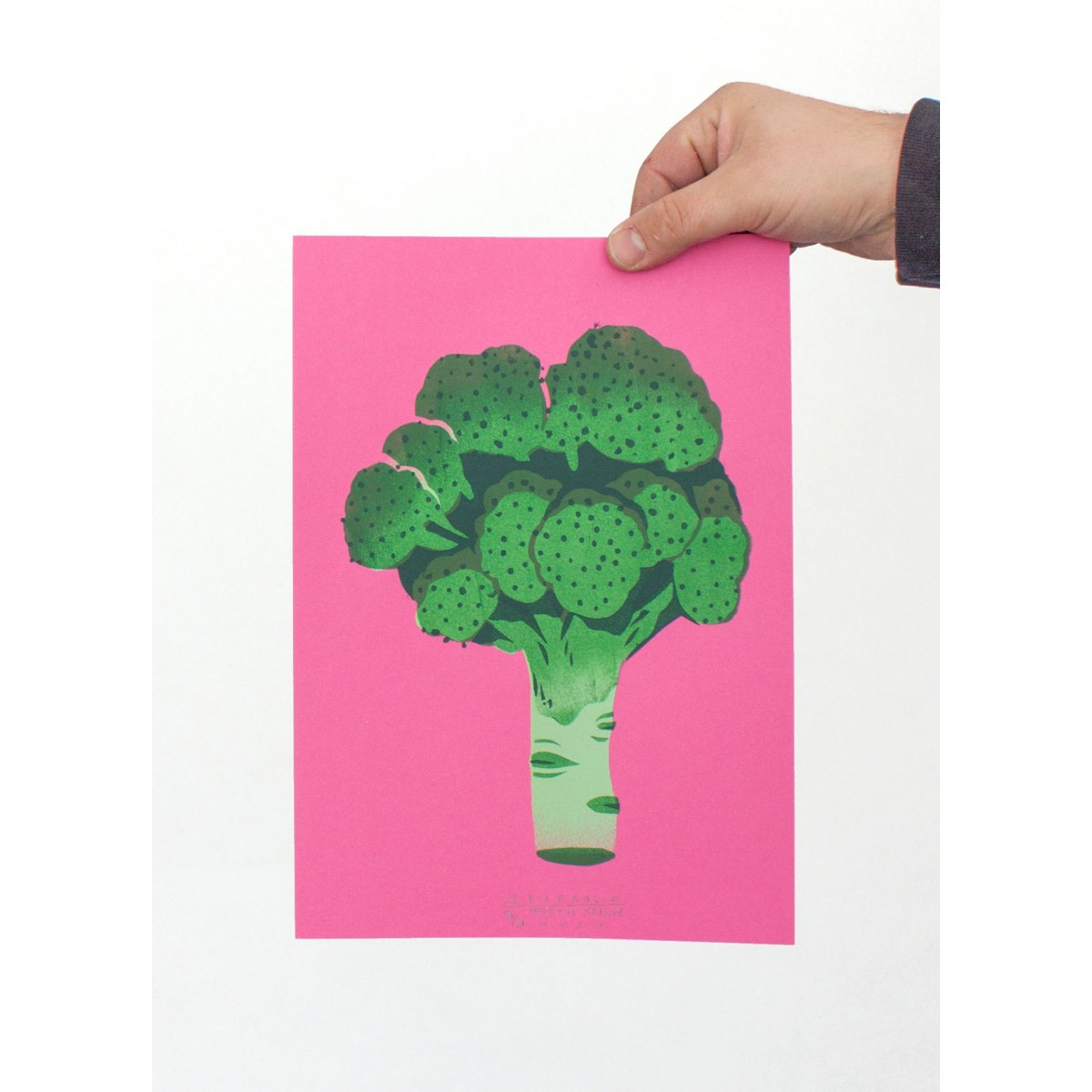 Martin Krusche – Artprint Stencil »Brokkoli« DINA4