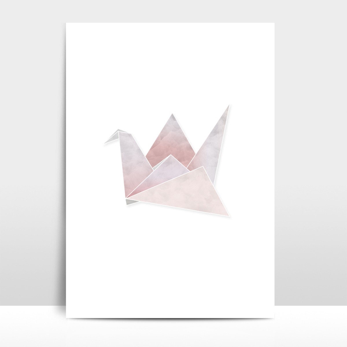 A4 Artprint "Origami Kranich"