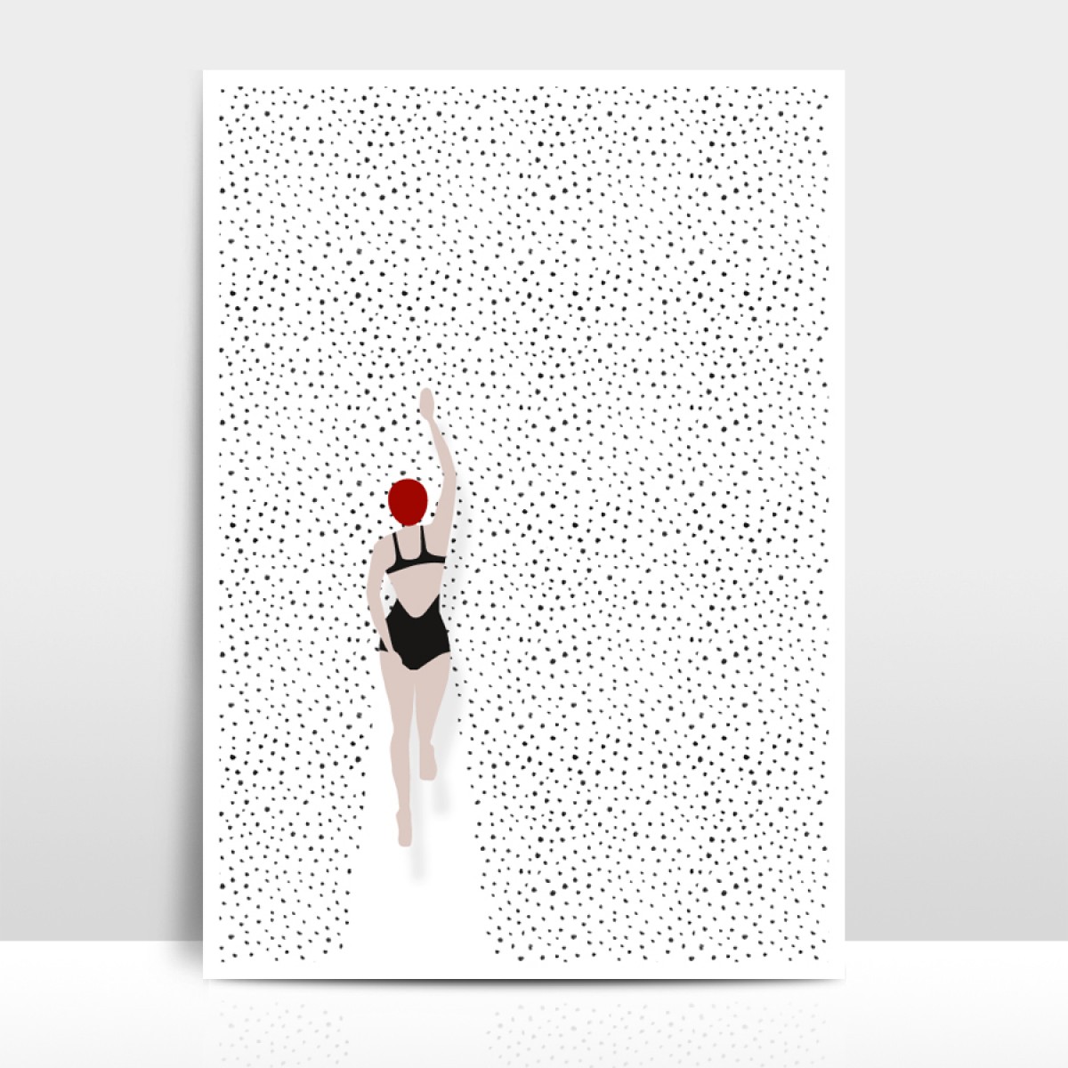 A4 Artprint "Punktschwimmer"