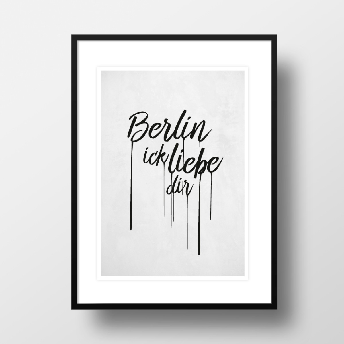 Amy & Kurt Berlin A4 Artprint "Berlin ick liebe dir"