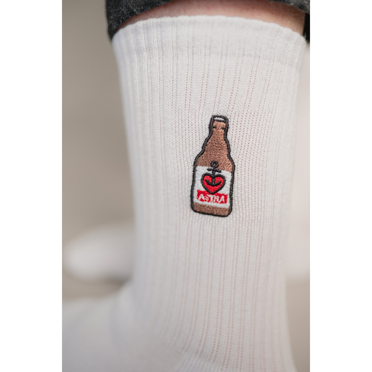Astra | Bestickte Bio Baumwoll Socken