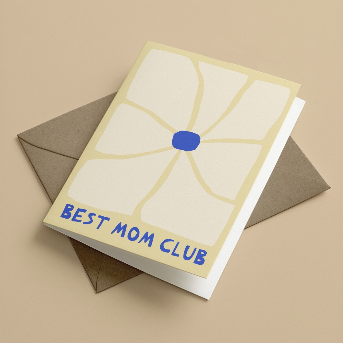 Best Mom Club Karte mit Umschlag