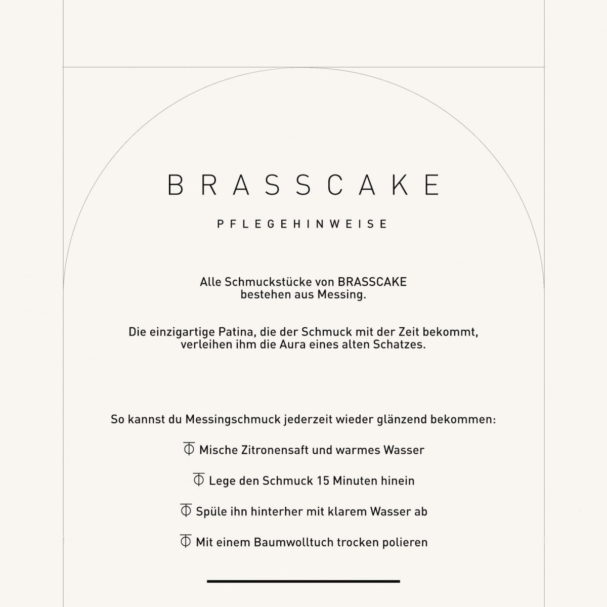 BRASSCAKE // Bobbie Halskette
